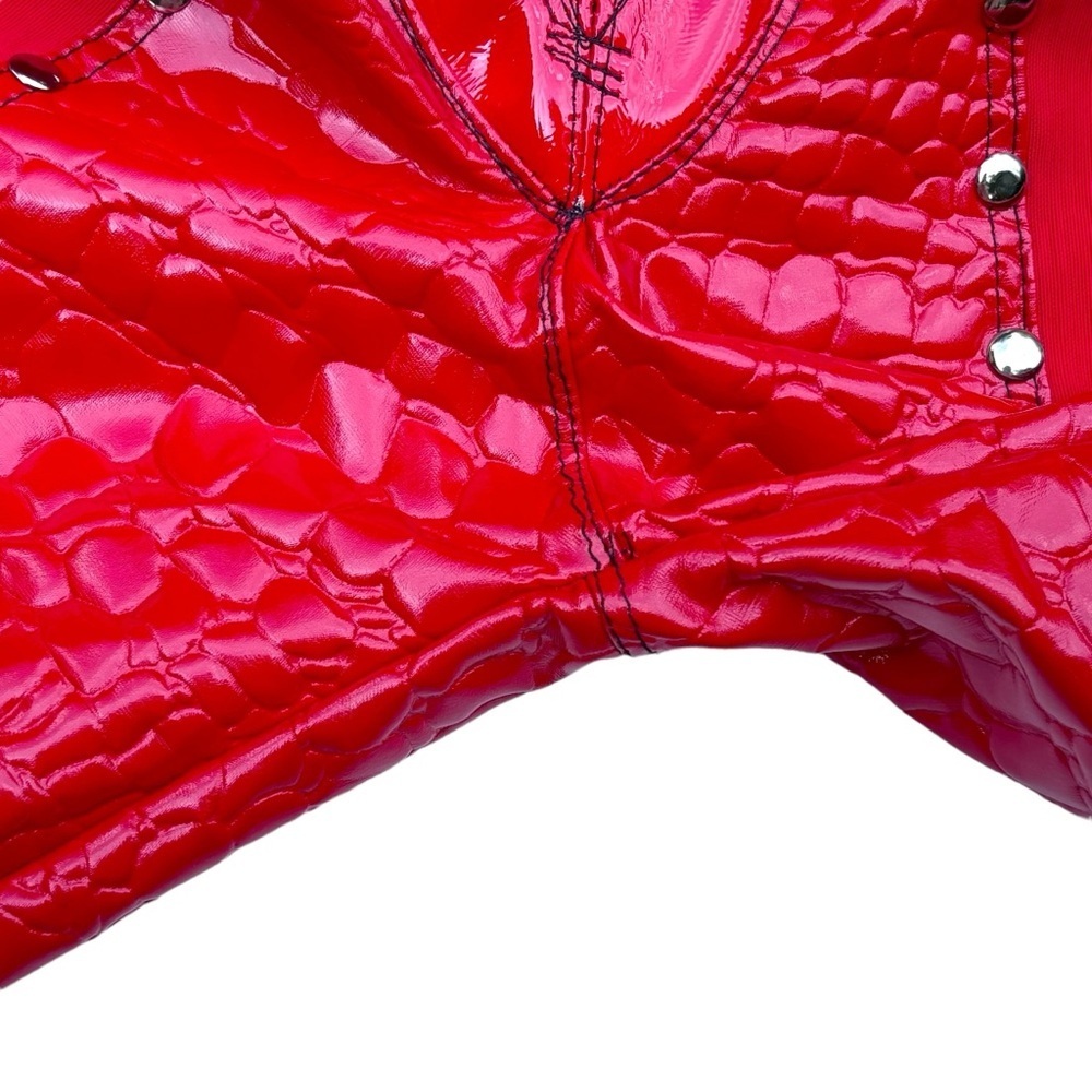 Red Flare Pants - Picture 13 of 16